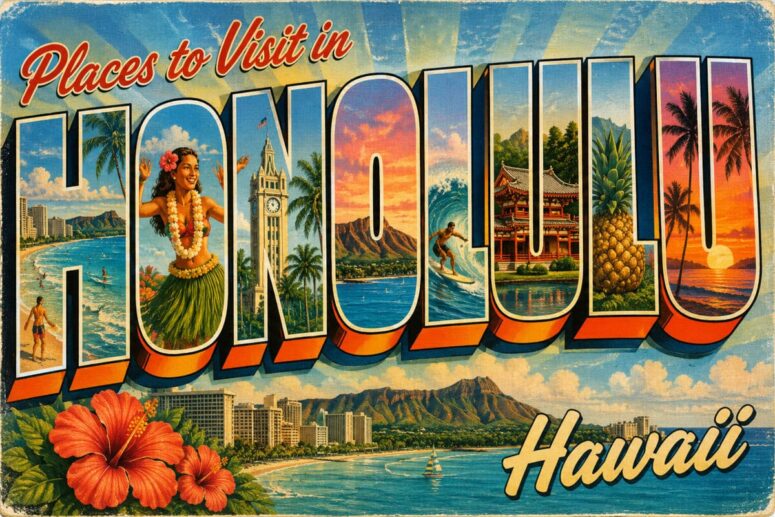 Základní místa k návštěvě v Honolulu na Havaji